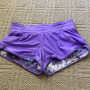 Purple Reversible Ivivva Shorts
